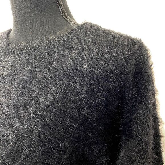 Anthropologie Knitted & Knotted Isola Black Textured Sweater‎ XL - Picture 8 of 8